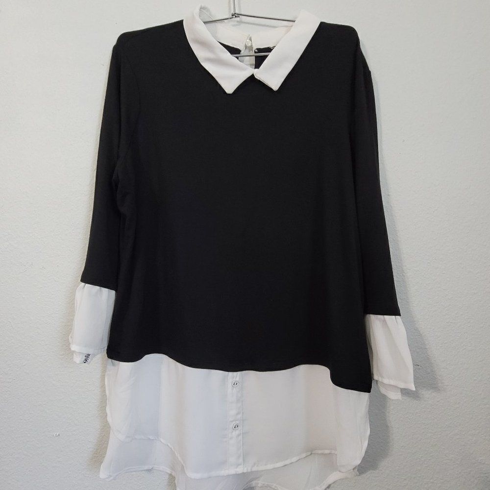 Without tag Black-white  Blouse- 533